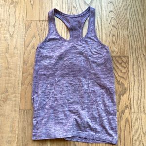 Lululemon purple racerback tank top